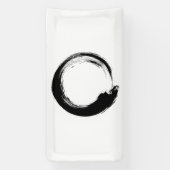 Enso Zen Circle Spandoek (Verticaal)
