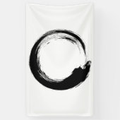 Enso Zen Circle Spandoek (Verticaal)