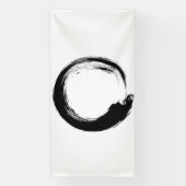 Enso Zen Circle Spandoek (Verticaal)