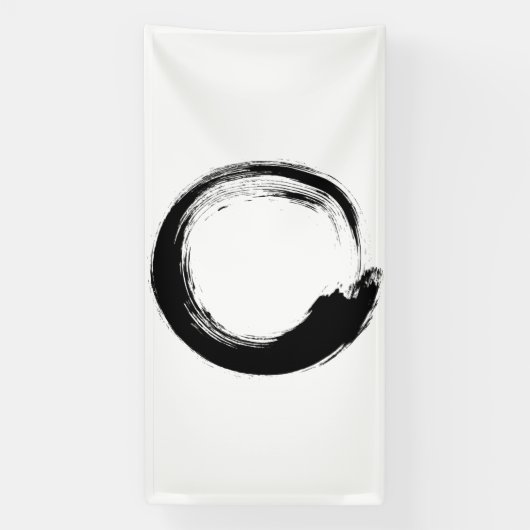 Enso Zen Circle Spandoek (Verticaal)