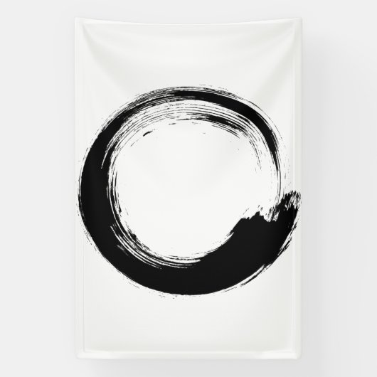 Enso Zen Circle Spandoek (Verticaal)