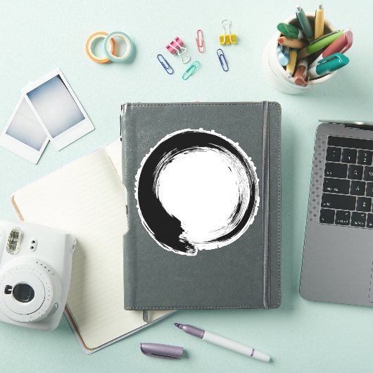 Enso Zen Circle Sticker (iPad Cover)