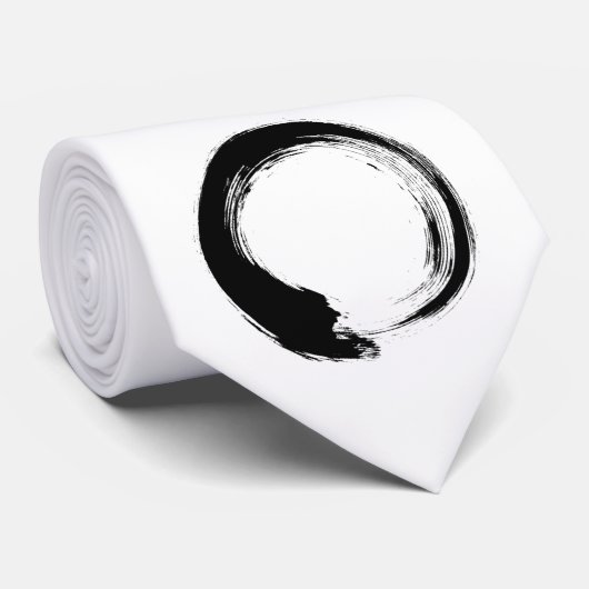 Enso Zen Circle Stropdas (Opgerold)