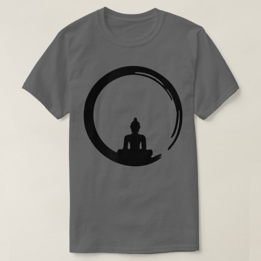 Enso, Zen, Circle, Symbol Boeddhisme Meditati T-shirt (Design voorkant)