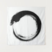 Enso Zen Circle Tapestry Wandkleed (Voorkant (horizontaal))