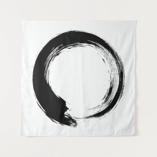 Enso Zen Circle Tapestry Wandkleed (Voorkant)