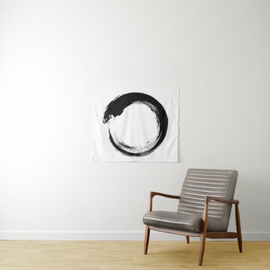 Enso Zen Circle Tapestry Wandkleed (In Situ (horizontaal))