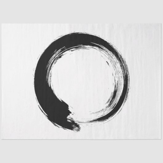 Enso Zen Circle Tissuepapier (Voorkant)