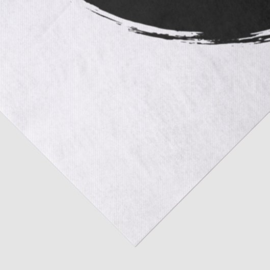 Enso Zen Circle Tissuepapier (Detail)
