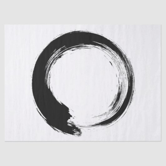 Enso Zen Circle Tissuepapier (Voorkant)