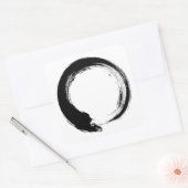 Enso Zen Circle Vierkante Sticker (Envelop)