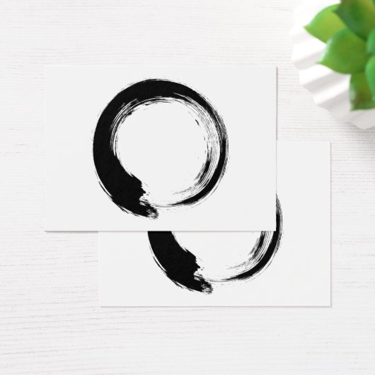 Enso Zen Circle Visitekaartje (Bureau)