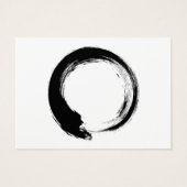 Enso Zen Circle Visitekaartje (Achterkant)