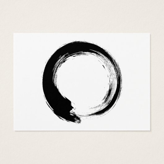 Enso Zen Circle Visitekaartje (Achterkant)