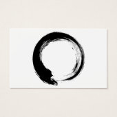 Enso Zen Circle Visitekaartje (Voorkant)