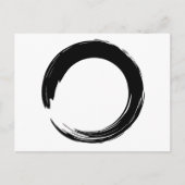 Enso Zen Cirkel Briefkaart (Voorkant)