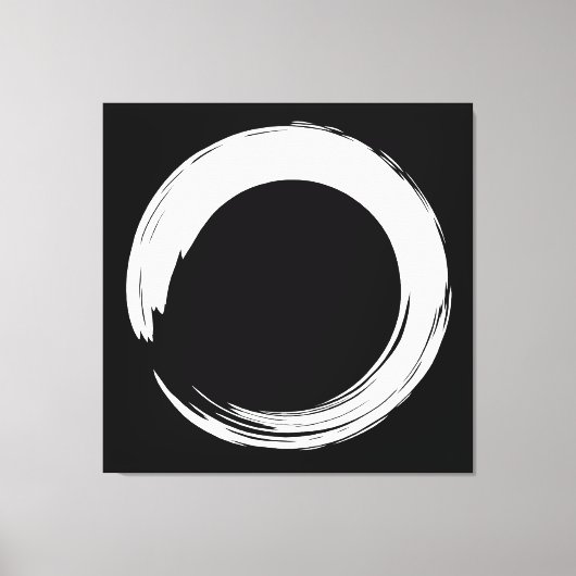 Enso Zen Cirkel Canvas Afdruk (Voorkant)