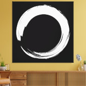 Enso Zen Cirkel Canvas Afdruk (Insitu (Woonkamer))