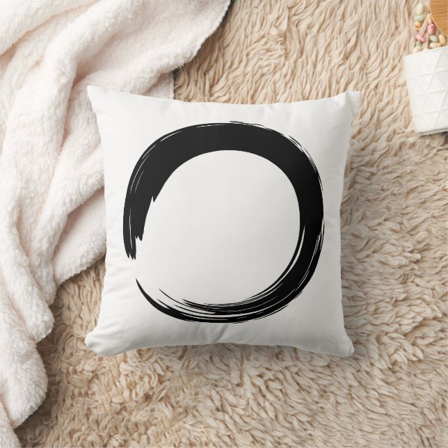 Enso Zen Cirkel Kussen (Deken)