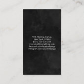 Enso Zen Cirkel Sakura Boom - Gouden Bloesem Visitekaartje (Achterkant)