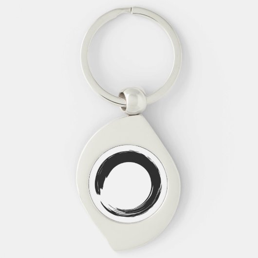Enso Zen Cirkel Sleutelhanger (Voorkant)