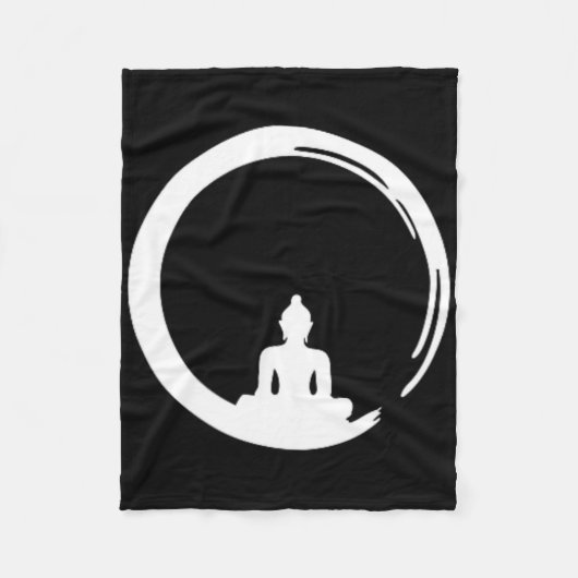 Enso, Zen, Cirkel, Symbool Boeddhisme Boeddha Medi Fleece Deken (Voorkant)