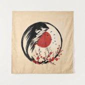 Enso Zen: De rust van de dageraad Wandkleed (Voorkant (horizontaal))