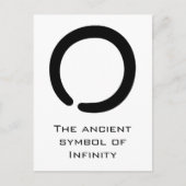 Enso Zen-symbool Briefkaart (Voorkant)