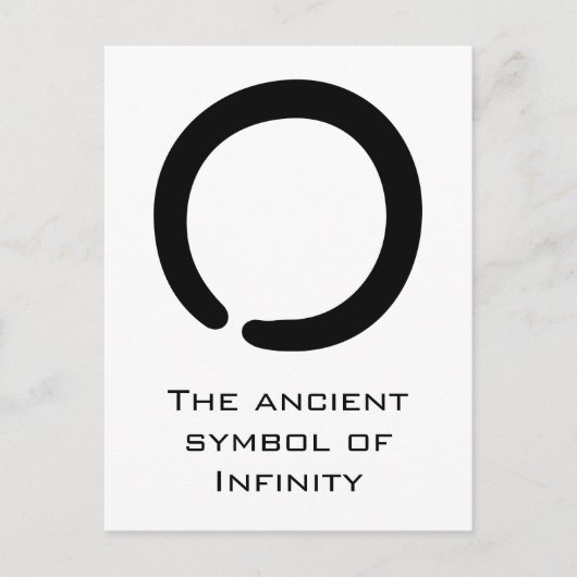 Enso Zen-symbool Briefkaart (Voorkant)