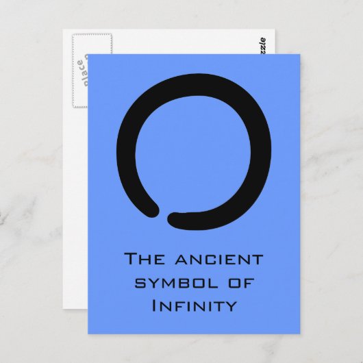 Enso Zen-symbool Briefkaart (Voorkant / Achterkant)