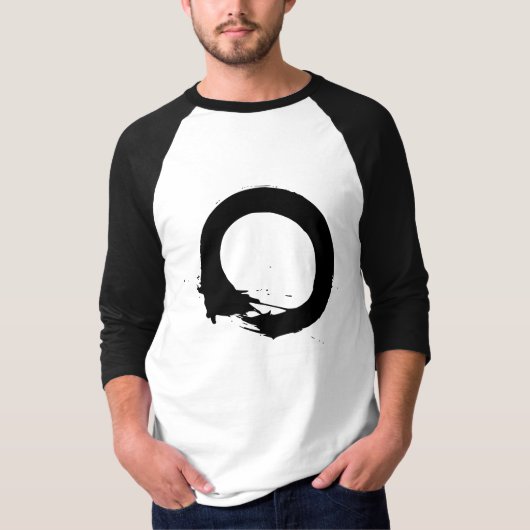 Ensō Zen T-shirt, raglan T-shirt (Voorkant)