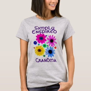 Enspirated oma Flowers T-shirt