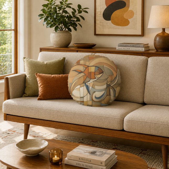 Ensun Rond Kussen (Ensun Round Pillow)