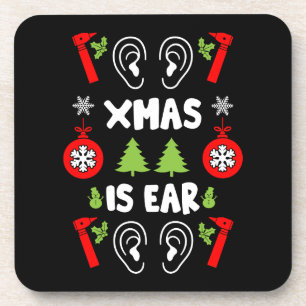 ENT Doctor Christmas Bier Onderzetter