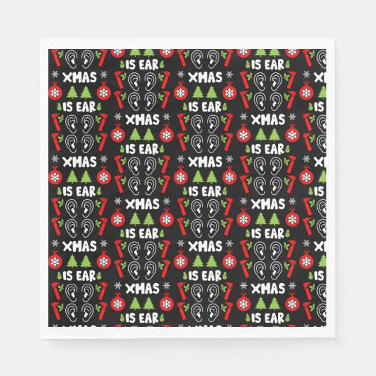 ENT Doctor Christmas Servet (Voorkant)