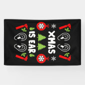 ENT Doctor Christmas Spandoek (Horizontaal)