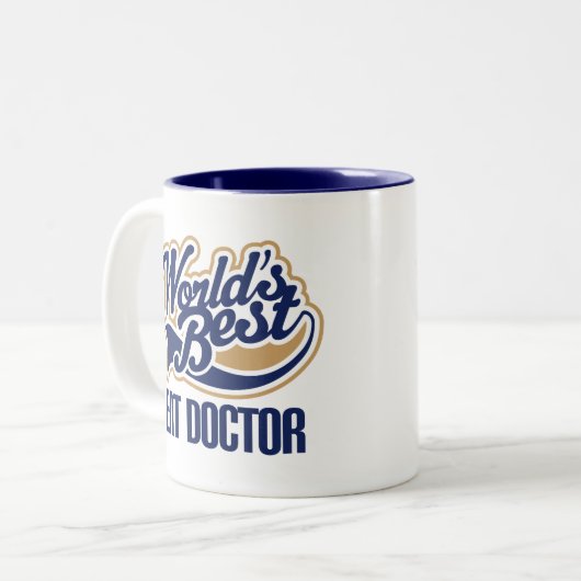 Ent Doctor Gift Tweekleurige Koffiemok (Voorkant links)
