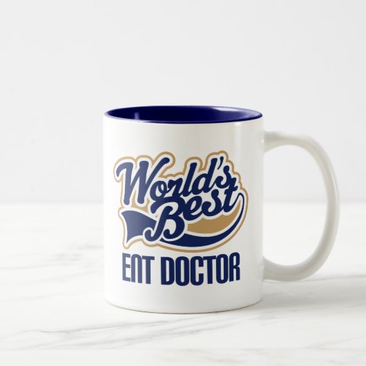 Ent Doctor Gift Tweekleurige Koffiemok (Rechts)