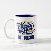 Ent Doctor Gift Tweekleurige Koffiemok (Links)