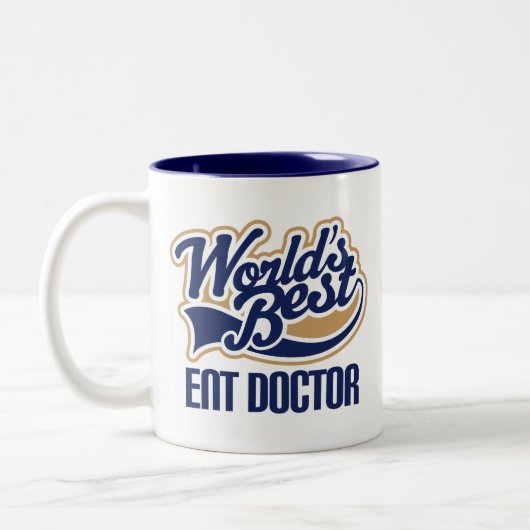 Ent Doctor Gift Tweekleurige Koffiemok (Links)
