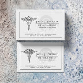 ENT | Minimalistisch vervaagd KNO-symbool Visitekaartje