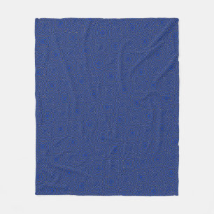 Ente auf Blau Kaleidoscoop Small Fleece Deken
