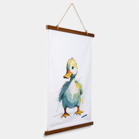 Ente Hangend Wandkleed (Gebogen)