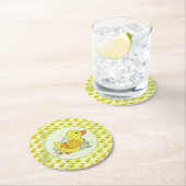 Ente nähen  ronde kartonnen onderzetter (Insitu)