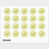 Ente nähen  ronde sticker (Vel)