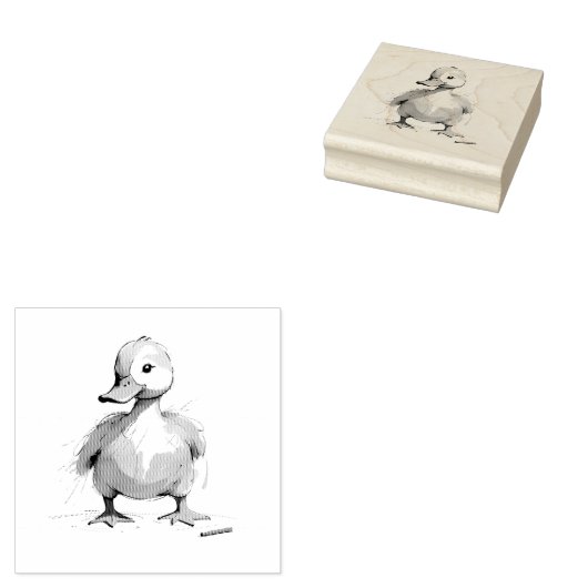 Ente Rubberstempel (Gestempeld)