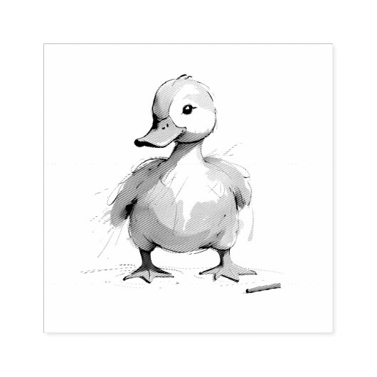 Ente Rubberstempel (Afrduk)