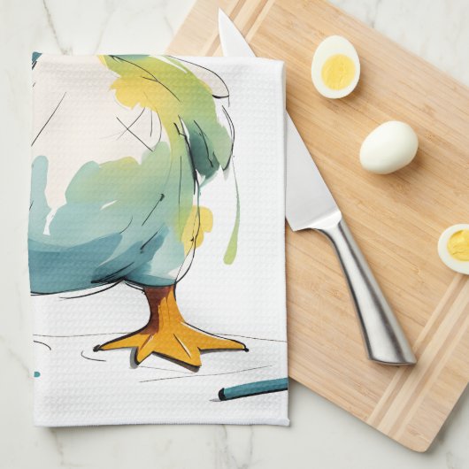 Ente Theedoek (Quarter Fold)