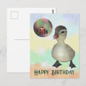 Ente und Seifenblase Briefkaart (Voorkant / Achterkant)