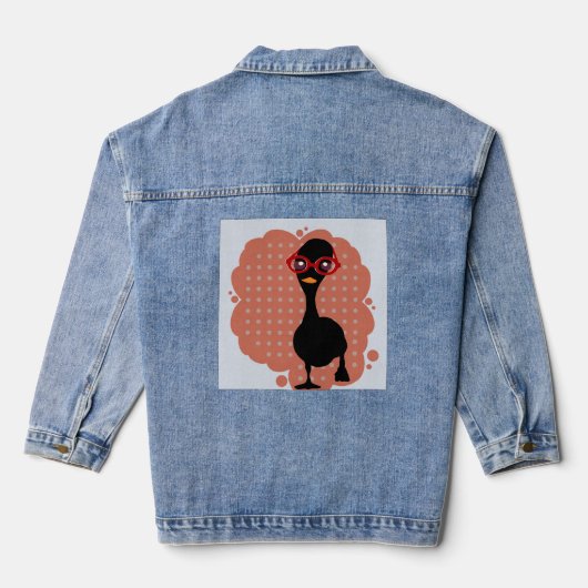 Ente Vintage look  Denim Jacket (Achterkant)
